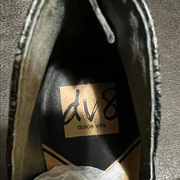 Dolce Vita Charcoal Suede Ankle Booties - Picture 2 of 9